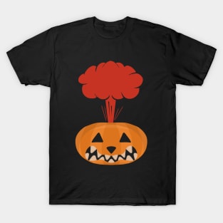 Mushroom cloud halloween pumpkin T-Shirt